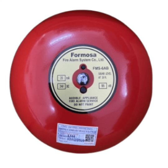 Chuông báo cháy 24V Formosa 6inch